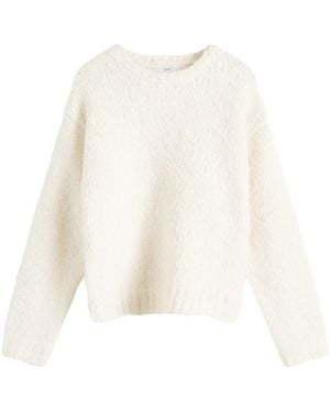 DUNST Cloud Boucle Jumper - White