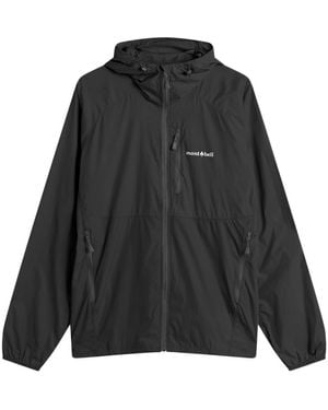 Montbell Wind Blast Hooded Jacket - Black