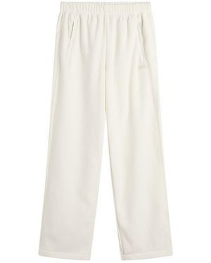 Skims Fleece Lounge Cargo Trousers - White