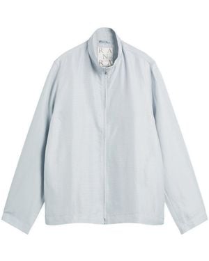 RANRA Reach Silk Linen Ripstop Jacket - Blue