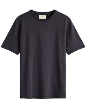 Folk Contrast Sleeve T-Shirt - Black