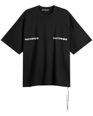 MASTERMIND WORLD Stamped Shorts Sleeve T-Shirt - Black