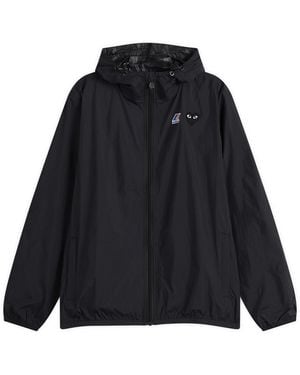 COMME DES GARÇONS PLAY X K-Way Full Zip Packable Jacket - Black