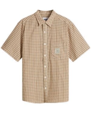 Butter Goods Equipment Short Sleeve Shirt - Natural
