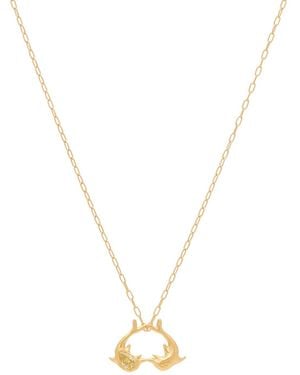 SIMUERO Los Delfines Necklace - Metallic