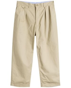 Beams Plus 2 Pleat Chino - Natural