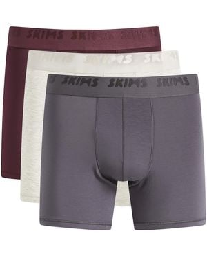 Skims Stretch Boxer Brief 3" - Grey