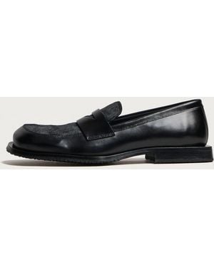 Eytys Savant Leather Pony Hair Loafer - Black