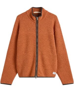 Norse Projects Bjorn Sherpa Wool Fleece Jacket - Brown