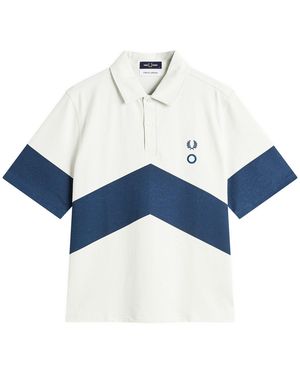 Fred Perry X Craig Heavy Short Sleeve Polo Shirt - Blue