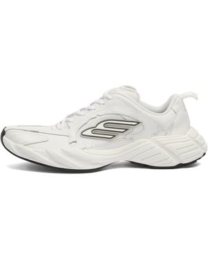 Balenciaga Monday Leather Trainer - White