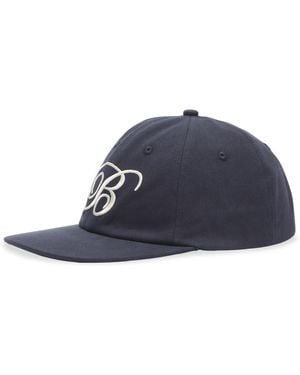 BOUND Script Embroidered 6 Panel Cap - Blue