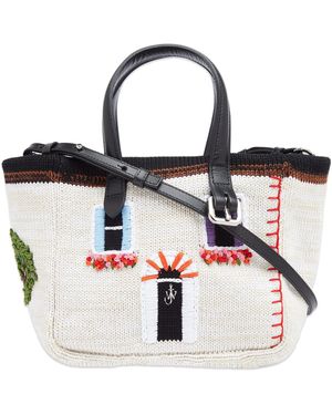 JW Anderson House Mini Belt Tote - White