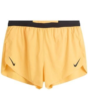 Nike Nike Aeroswift Dri-Fit Adv Running Shorts - Yellow