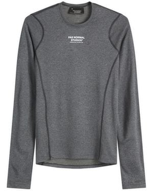 Pas Normal Studios Mid Long Sleeve Baselayer - Grey