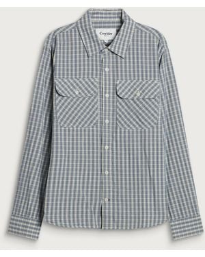 Corridor NYC Americana Check Ls - Grey