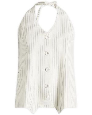 4th & Reckless Sabrina Waistcoat - White