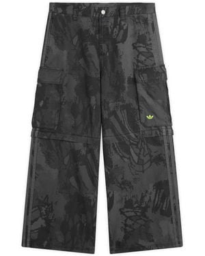 adidas Camo Zipoff Cargo Trousers - Grey