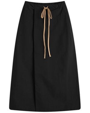 Fear Of God Bonded Nylon Wrap Skirt - Black