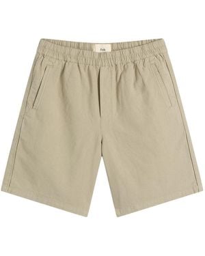 Folk Linen Assembly Shorts - Natural