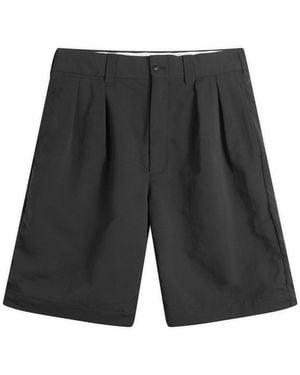 Nanamica Alphadry Double Pleat Shorts - Black