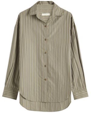 Faithfull the Brand En Vau Stripe Shirt - Green