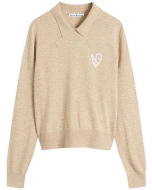 Acne Studios Klastron Heart Richard Yak Jumper - Natural
