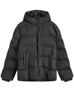 Rains Alta Puffer Jacket - Black