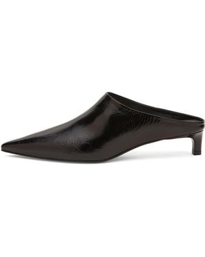Jil Sander Heeled Mule - Black