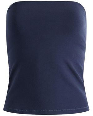 Skims Cotton Jersey Tube Top - Blue
