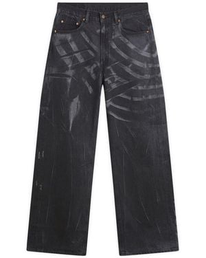 Levi's Lvc 554 4Th & Market Relaxed Selvedge Jeans - Gray