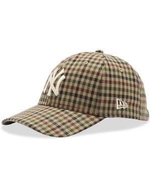 KTZ New York Yankees Check Olmetex 9Twenty Cap - Brown