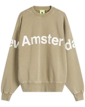 New Amsterdam Surf Association Line Sweatshirt - Natural
