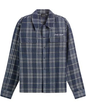 Daily Paper Chenille Script Shirt - Blue