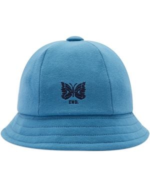 Needles End. X Bucket Hat - Blue