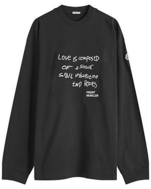 Moncler Genius X Frgmt Print Long Sleeve T-Shirt - Black