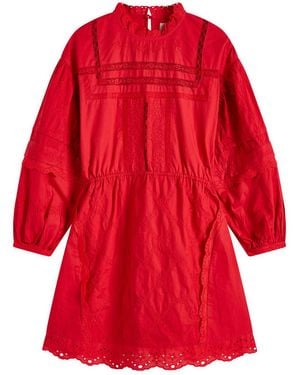 Damson Madder Clandy Midi Dress - Red