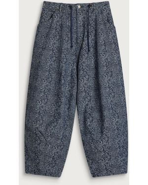Needles H.D. Python Jacquard Pant - Blue