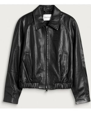 Charoux Mimi Leather Jacket - Black