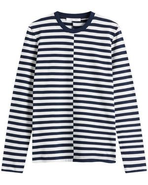 Samsøe & Samsøe Saavery Long Sleeve Stripe Top - Blue