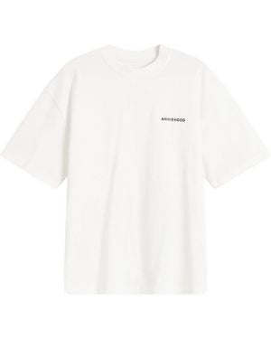 Annie Hood Mini Logo T-Shirt - White