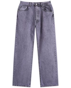 Aries Acid Wash Batten Jeans - Blue