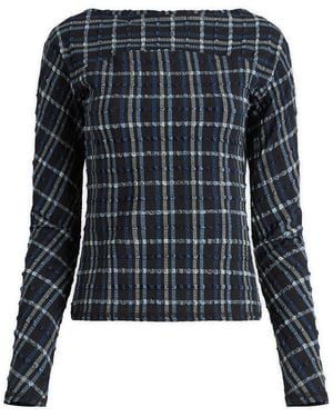 Peachy Den Cindy Long Sleeve Top - Blue
