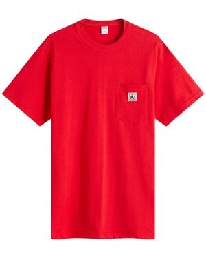 Randy's Garments Logo Pocket T-Shirt - Red