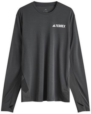 adidas Terrex Xperior Climacool+ Long Sleeve T-Shirt - Grey