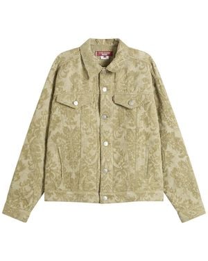 Junya Watanabe Levi's Name Denim Jacket - Green