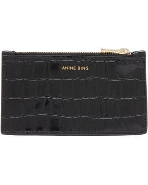 Anine Bing Lucy Card Holder - Black