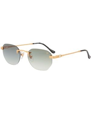 Vintage Frames Company Detroit Player Rimless Sunglasses - Metallic