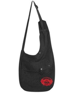 Maharishi End. X 23Rd Seal Embroidered Sling Bag - Black