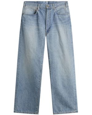 Unlikely Dry Goods Time Travel Wide Selvedge Jeans - Blue